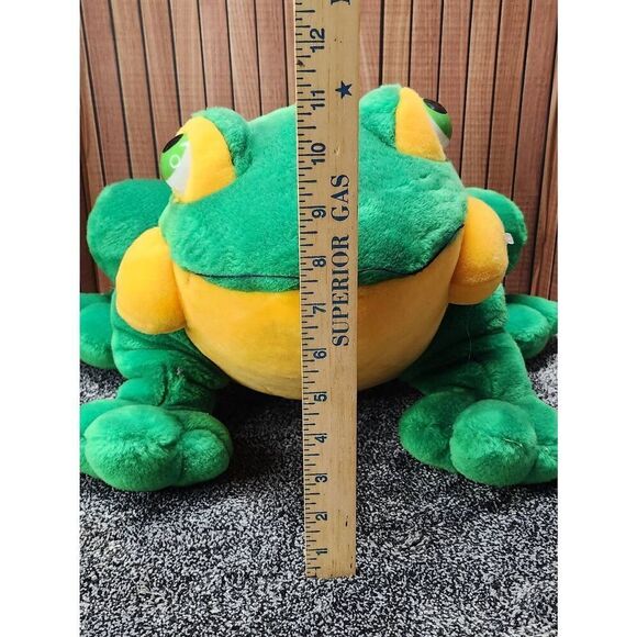 Large Retro Plush Frog #A78 - Picture 2 of 10
